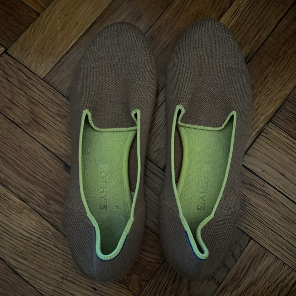Tan Wool Rothy's Loafers